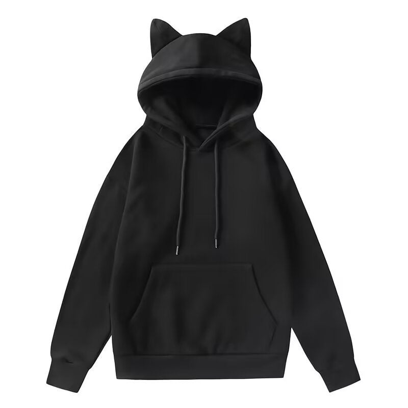 Cat Ears Hooded Men's and Women's Long Sleeve Autumn Cute Hoodie
