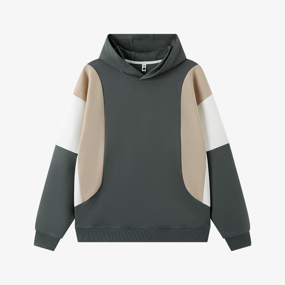 Patch Work Autumn and Winter Long Sleeved Sports Hoodies