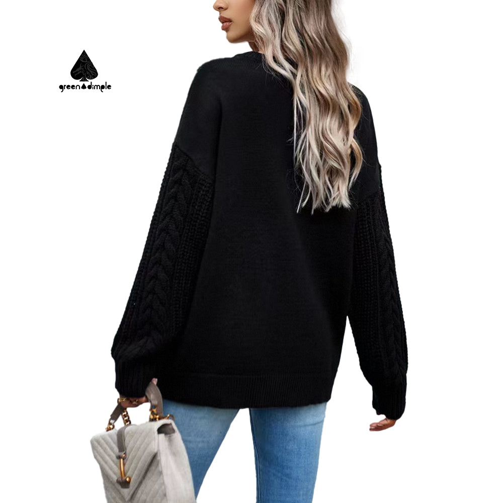 Women Christmas printed Pullover warm Sweaters