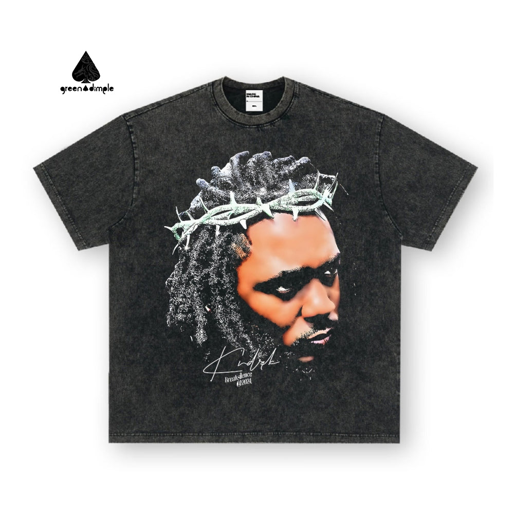 Dtg Print Streetwear Graphic Tees Blank Plus Size T-Shirt