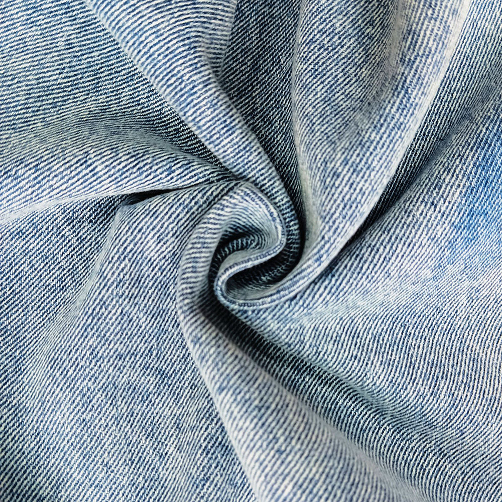 Streewear fashion denim crystal embroideried short sleeve front open jumpsuit