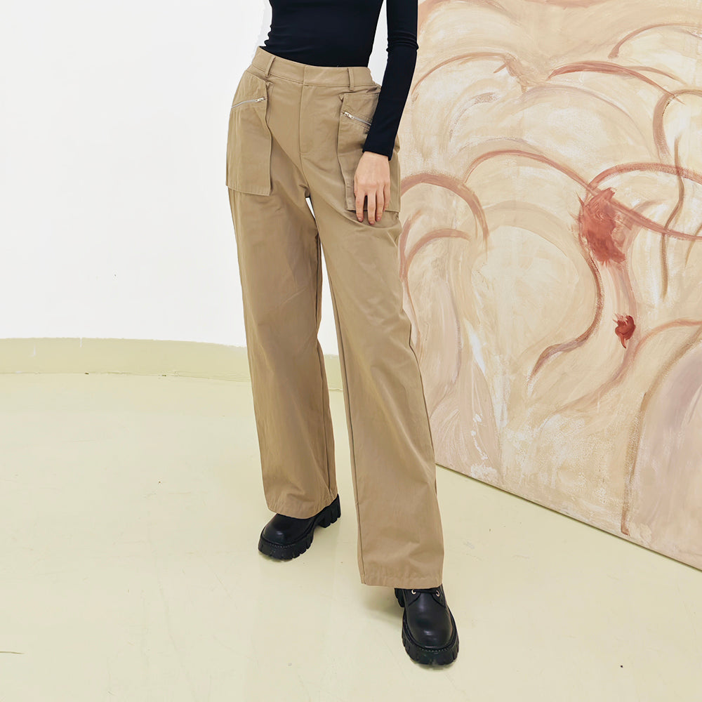 OEM factory Women's casual breathable pants with pockets