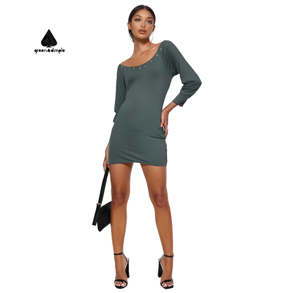 Lightweight breathable soft and loose elastic short dress