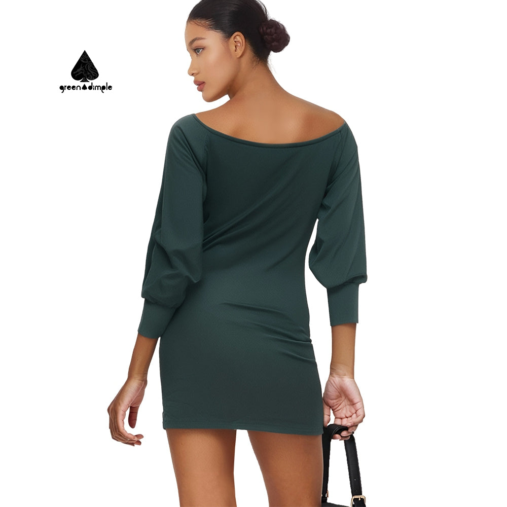 Lightweight breathable soft and loose elastic short dress