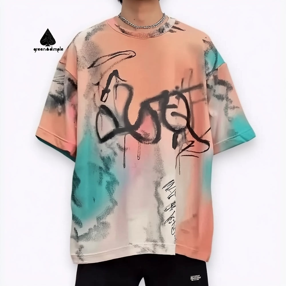 Custom sublimation full printed raphic design 100% Cotton casual Tshirts