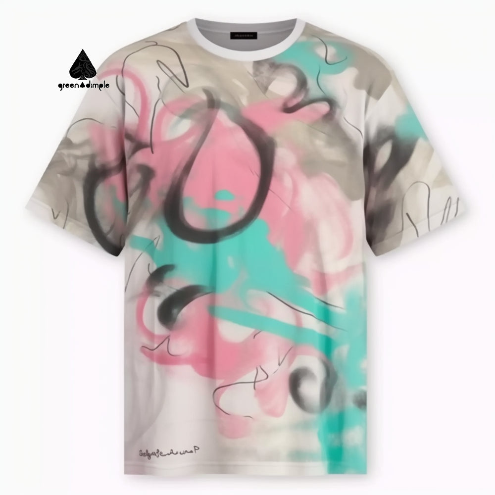 Custom sublimation full printed raphic design 100% Cotton casual Tshirts