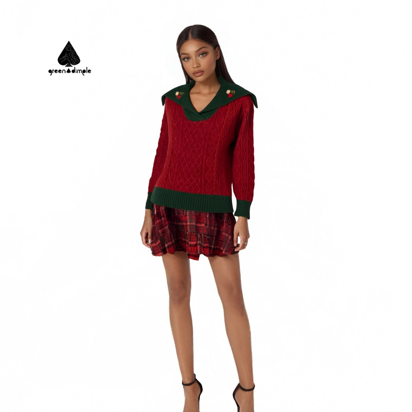 Winter Wear Knitted Street Wear Christmas Sweater