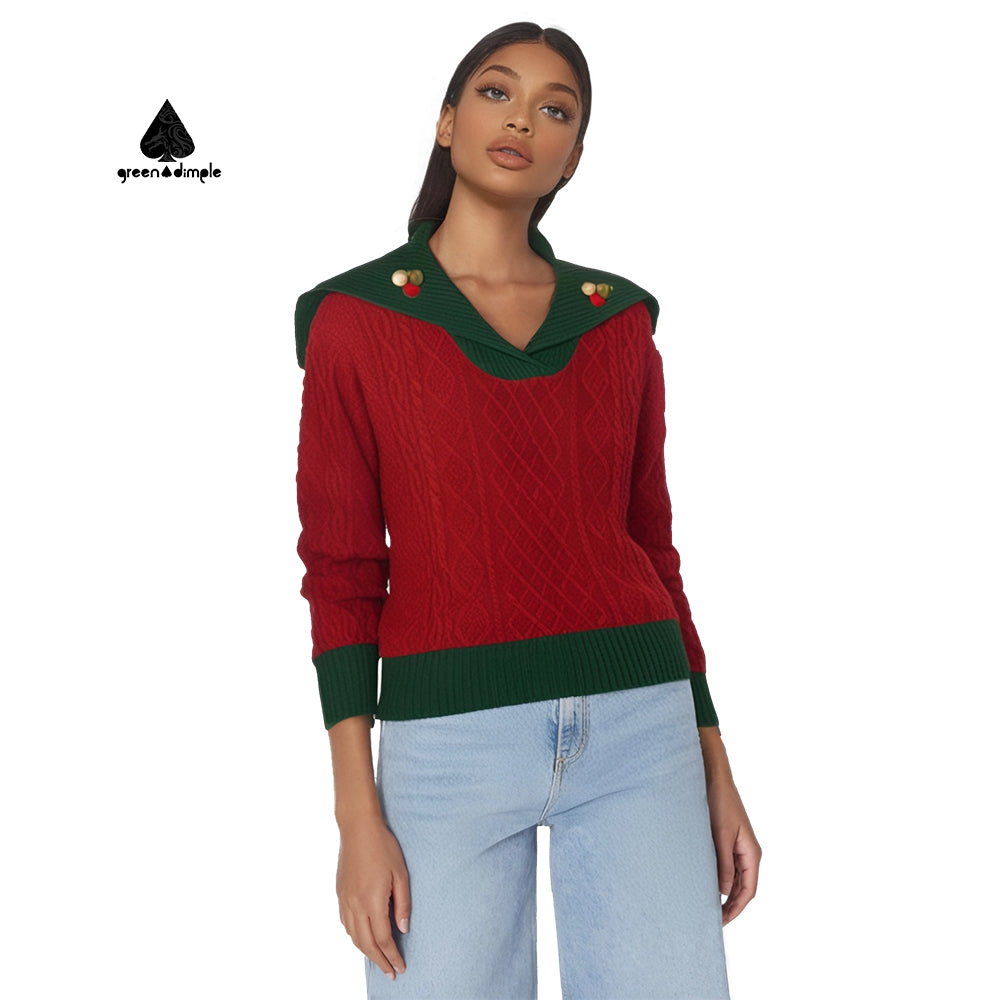 Winter Wear Knitted Street Wear Christmas Sweater