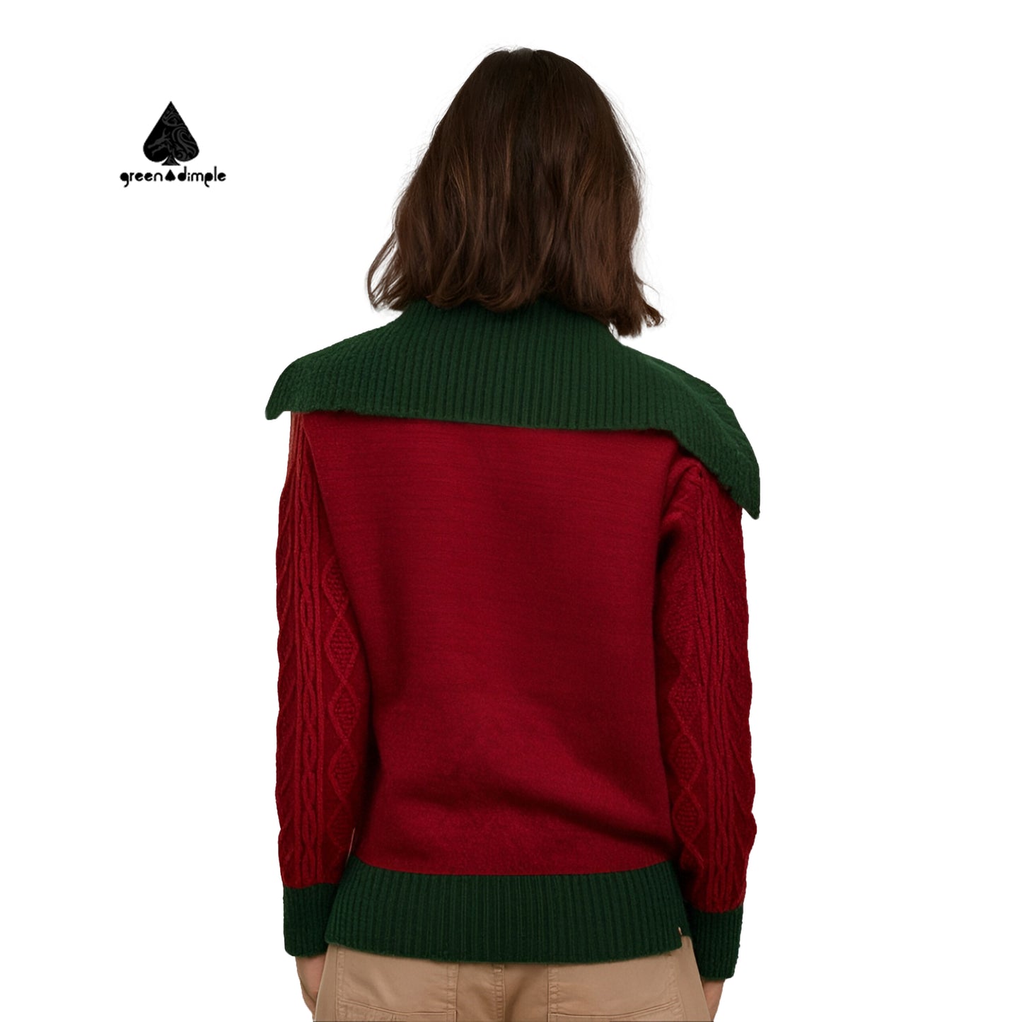 Winter Wear Knitted Street Wear Christmas Sweater