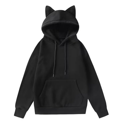Cat Ears Hooded Men's and Women's Long Sleeve Autumn Cute Hoodie