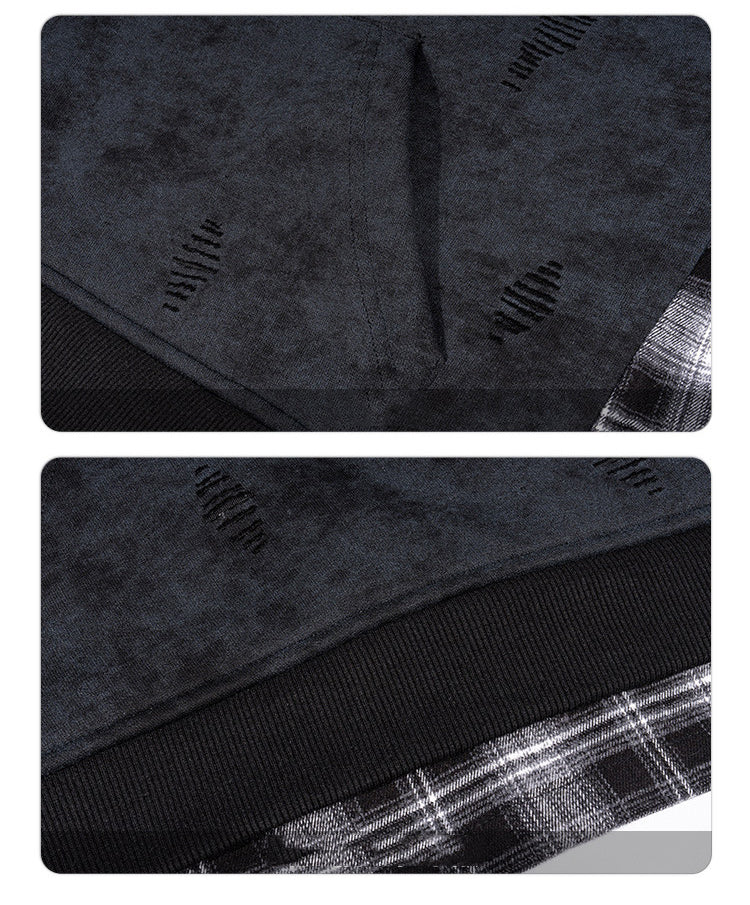 High Quality Heavyweight Y2K Fake-2-pieces Vintage Unisex Hoodie