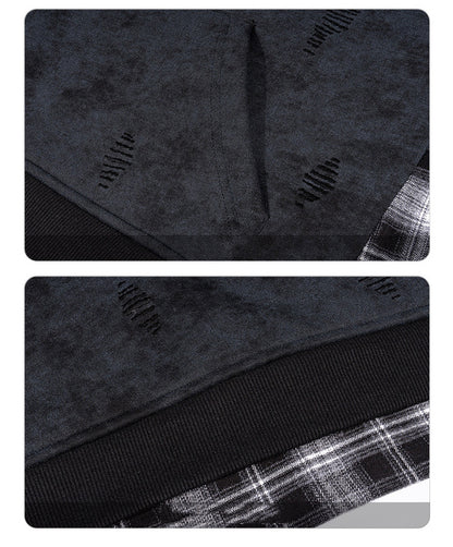 High Quality Heavyweight Y2K Fake-2-pieces Vintage Unisex Hoodie