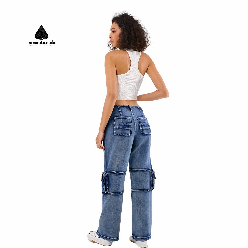 Y2k unisex Loose body Wide Leg baggy jeans