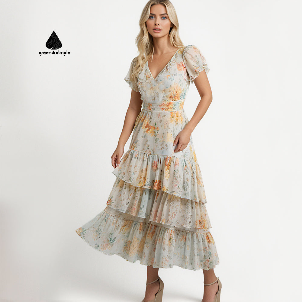 Maxi Fashion Floral Print Dresses For Women