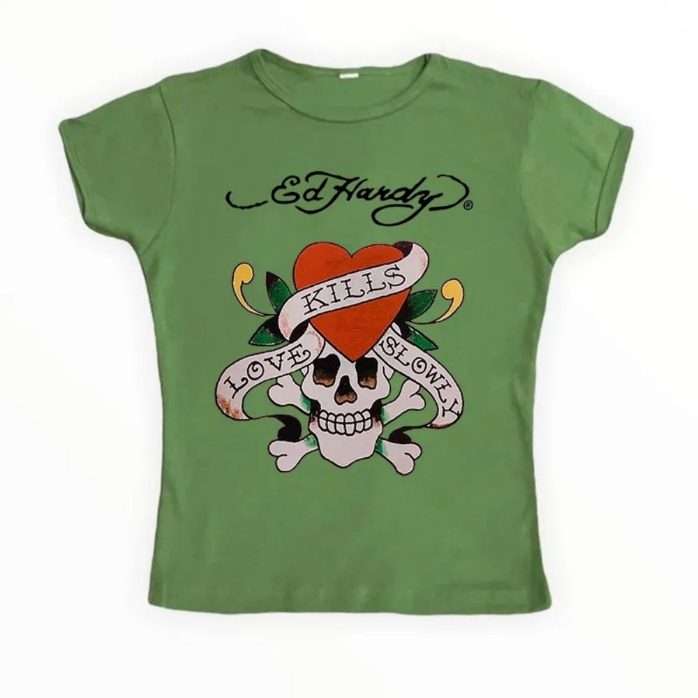 Cute Summer Streetwear Graphic Cotton T-Shirt