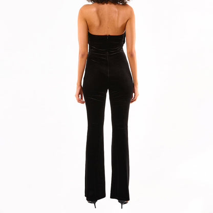 Someone To You Bandage Jumpsuit - Black-2