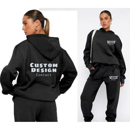 Custom Design Warm Two Piece Sport Women Tracksuits